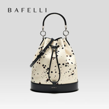 Baveli 2023 New Women Handbag Luxury Brand Design Spring Sumer Style Chain Leather Bucket Bags Original Trend Purse (MLBK-05)